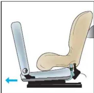 Britax-Römer Two-Way Elite - Plassering av festeremmer ved montering i forsetet - 11
