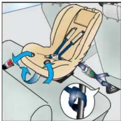 Britax-Römer Two-Way Elite - Feste av Two-Way Elite i bilens 2-punkts belte - 1