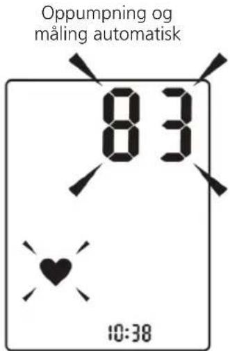 Oppumpning og måling automatisk 8:3 10:38