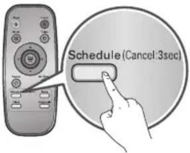 Schedule (Cancel:3sec)