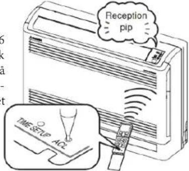 6 a t Reception pip TIME SETUP AC