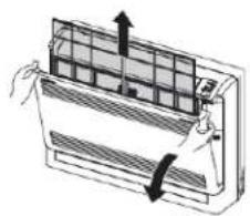 MITSUBISHI SRF25ZMX-SA - Rengoring af luftfilter - 1