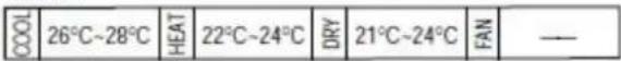 MITSUBISHI SKM20ZG-S - INDSTILLING AF COOL/HEAT/DRY MODE - 8