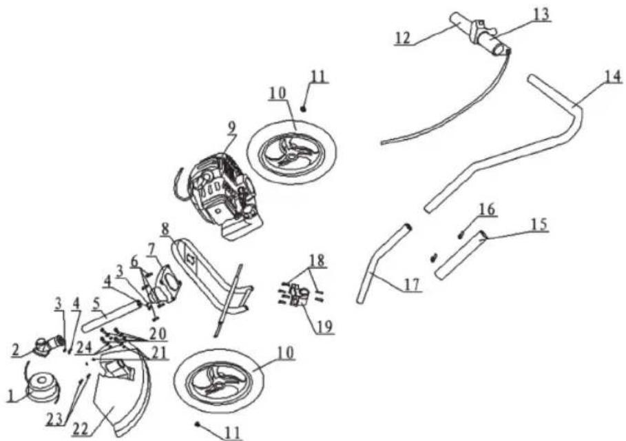 Park & Garden PC01 - F∅LG InsTrUKsJonEnE For BYTTE Av TILBEH∅r - 1