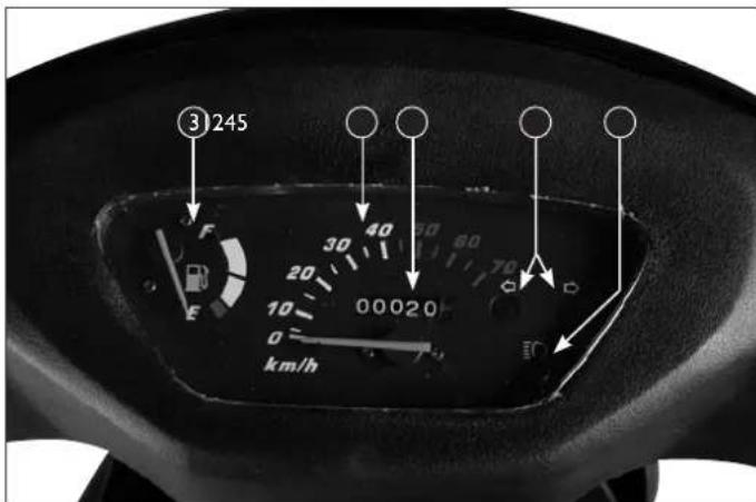 ③ 245 30 40 60 20 70 10 00020 0 km/h