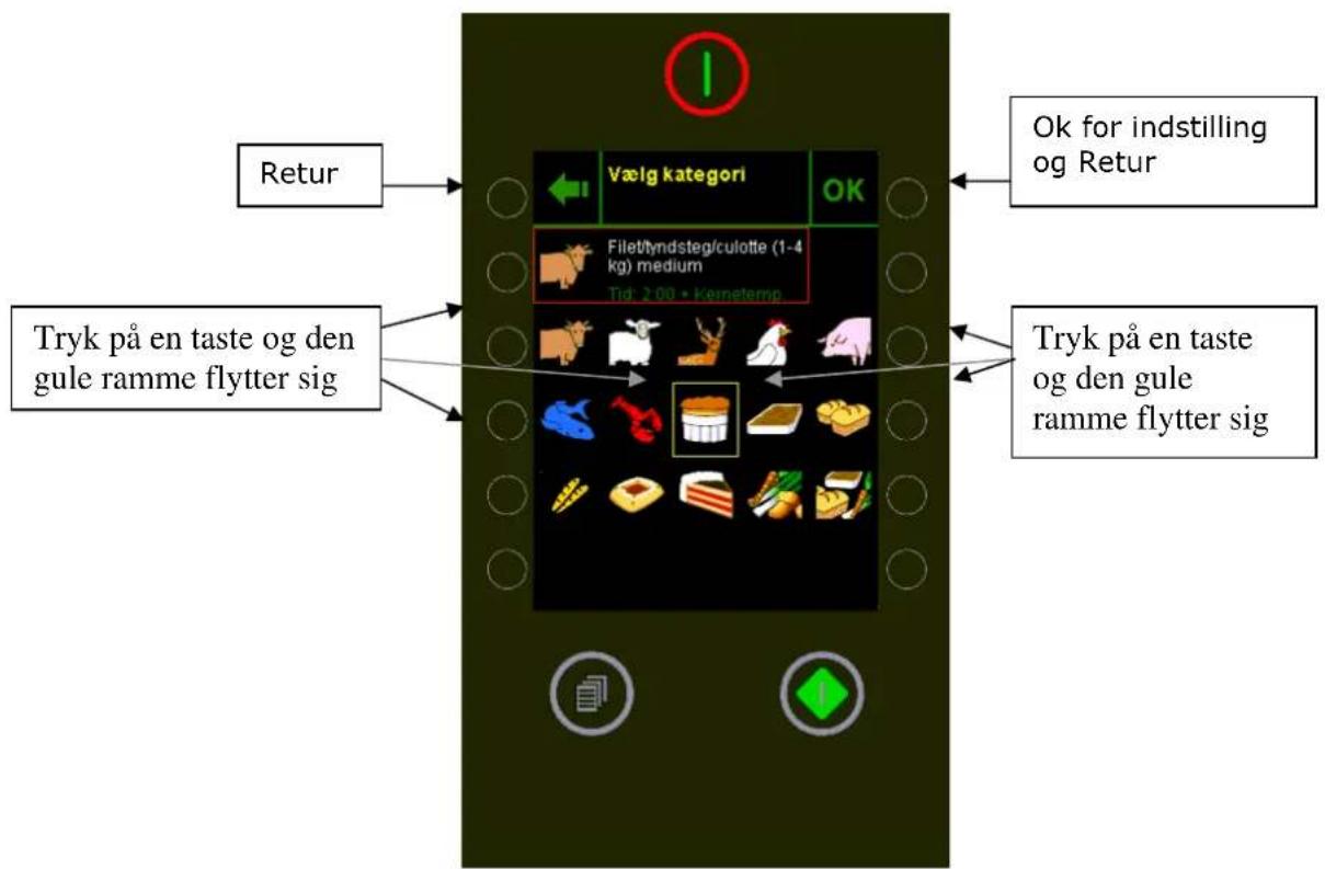 Hounö Visual Cooking II KPE - Valg/ændring af kategori - 1
