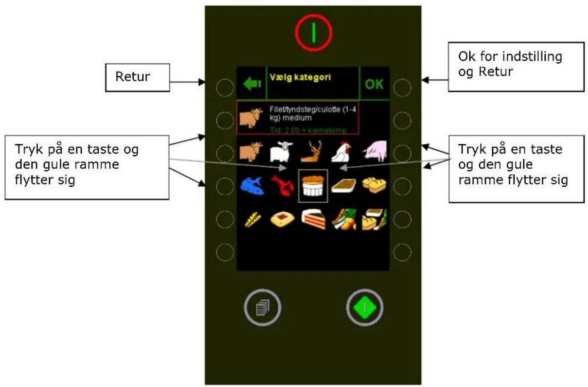 Hounö Visual Cooking II BPE - Valg/ændring af kategori - 1