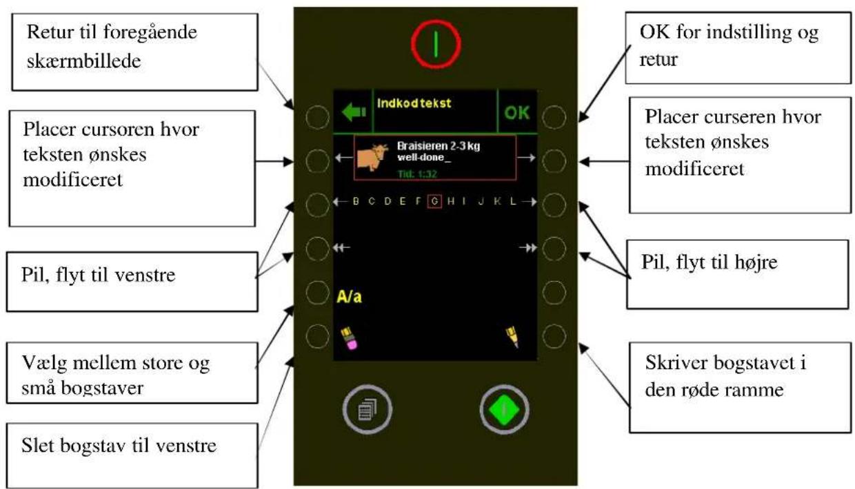 Hounö Visual Cooking I KPE - Indkodning/ændring af tekst i program - 1