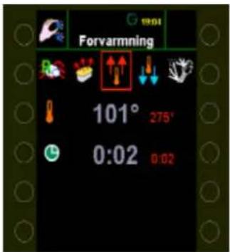 Forvarmning 101° 275° 0:02 0:02