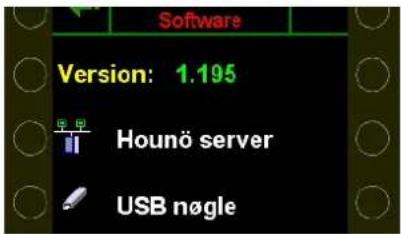 Software Version: 1.195 Hounö server USB nøgle
