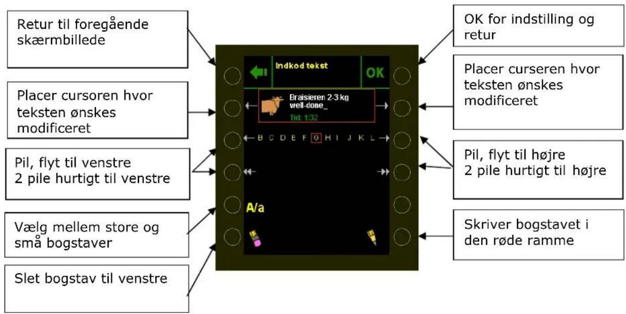 Hounö CombiSlim CPE - Indkodning/ændring af tekst i program - 1