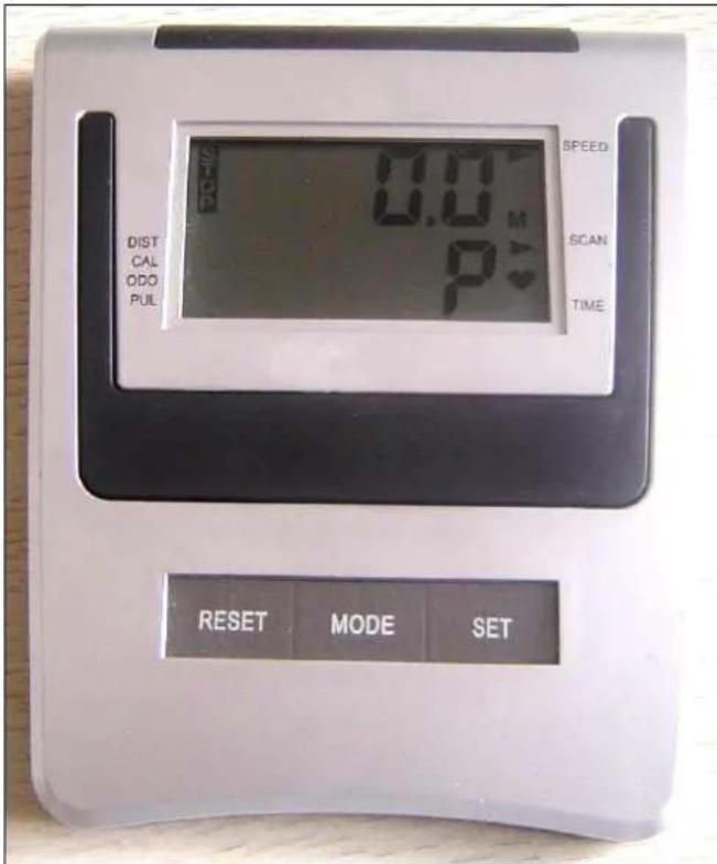 DIST CAL ODO PUL 0.0 M P SPEED SCAN TIME RESET MODE SET