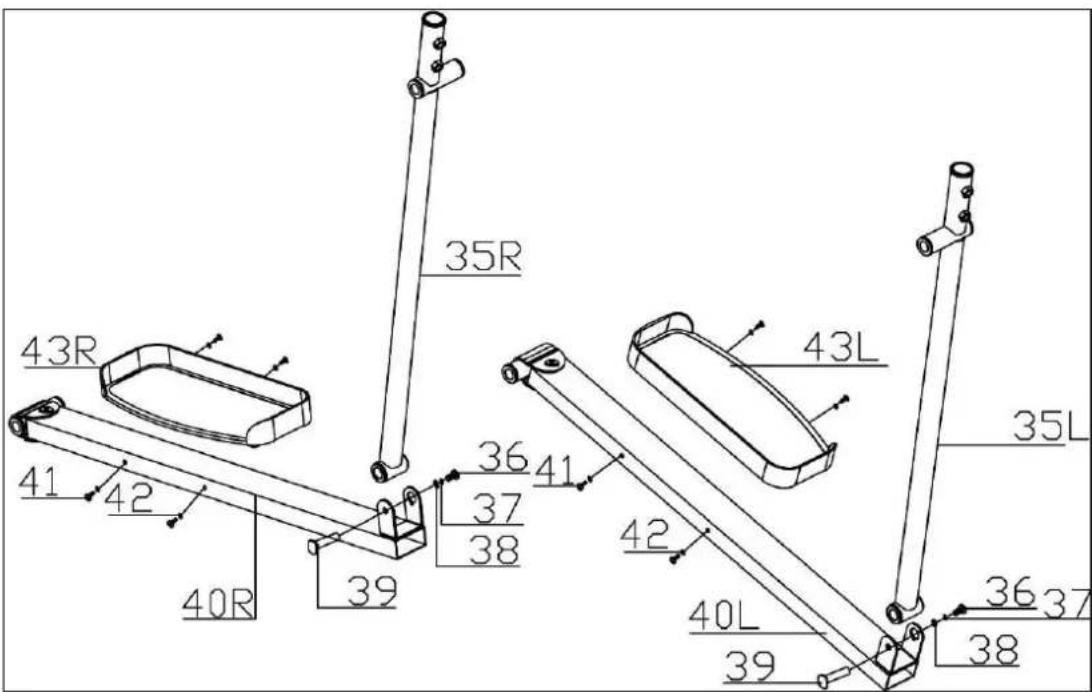 43R 41 42 40R 39 35R 36 41 37 38 42 40L 39 43L 35L 36 37 38
