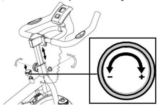Titan Fitness Spinbike SB4700 - JUSTERINGER - 1