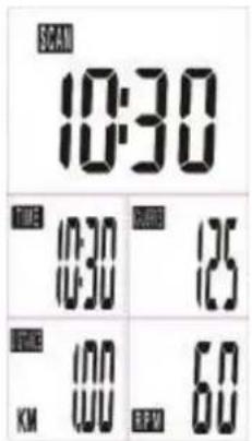 SCAN 10:30 TIME 10:30 2000 125 TIME 100 60 KM 800
