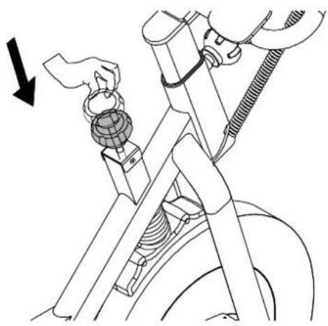 Titan Fitness Spinbike Athlete - Nødstop - 1