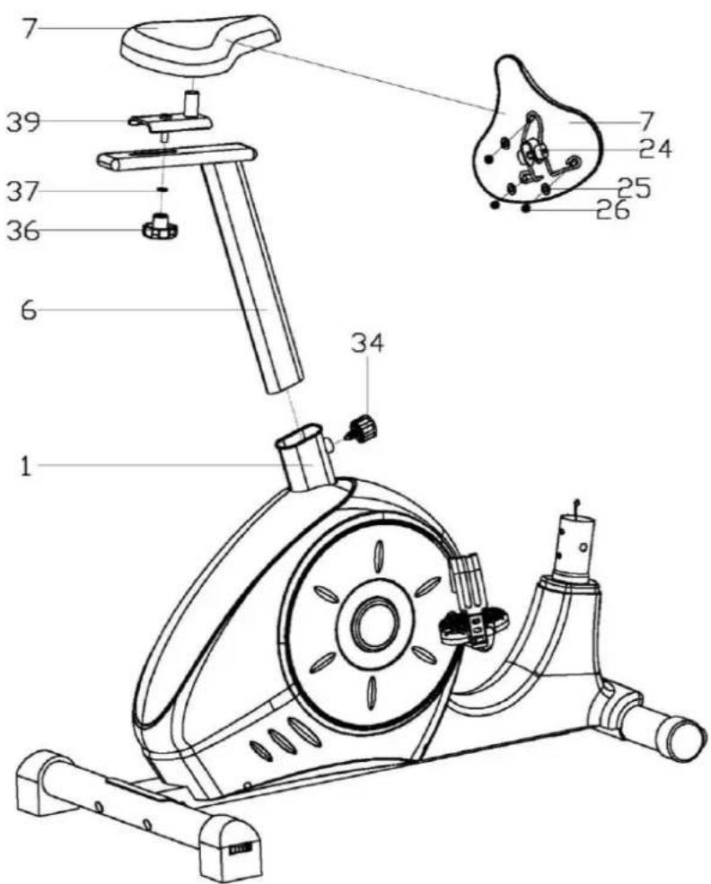 Titan Fitness SB575 - EKSPLODERET DIAGRAM - 3