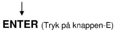 ↓ ENTER (Tryk på knappen-E)