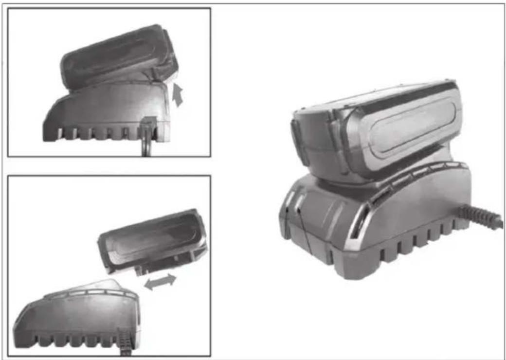 Falke 37512 - Opladning og montering af batteri - 2
