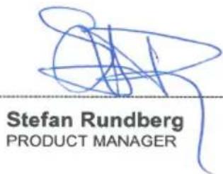 Stefan Rundberg PRODUCT MANAGER
