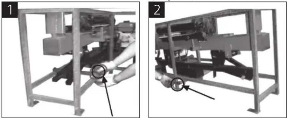 Meec Tools 380-076 - Dismantling the transport frame - 1