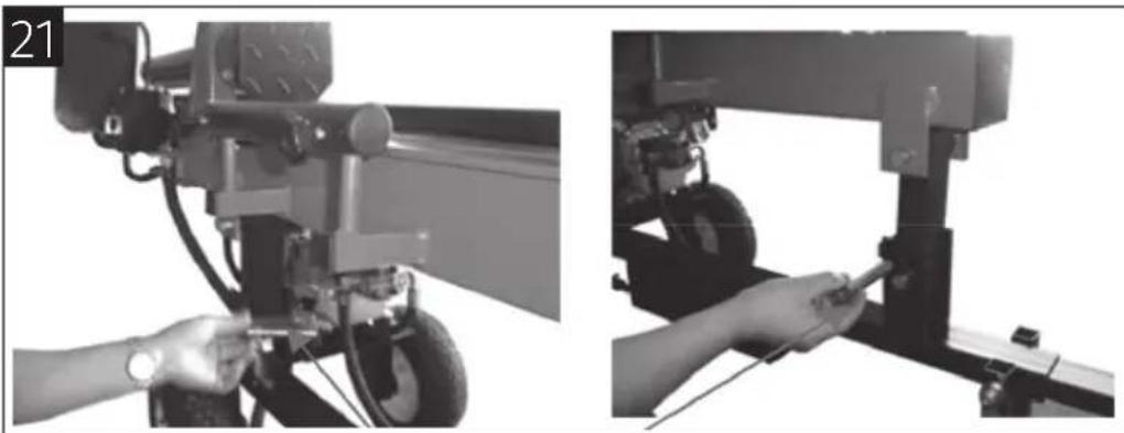 Meec Tools 380-076 - Podwyższanie i obniżanie łuparki - 1