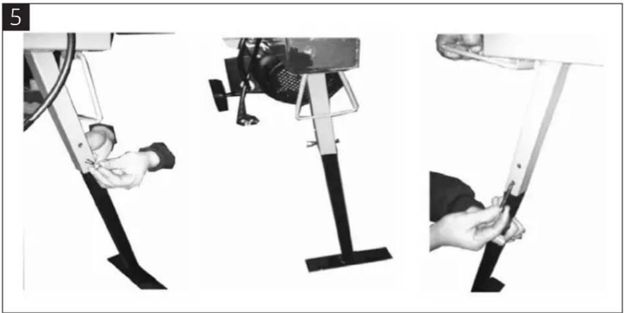 Meec Tools 380-075 - Assembling the legs - 5