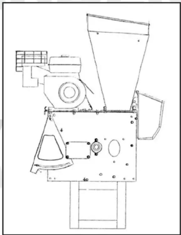 Power Craft 78521 - Zusammenbau des Gartenhäckslers - 1