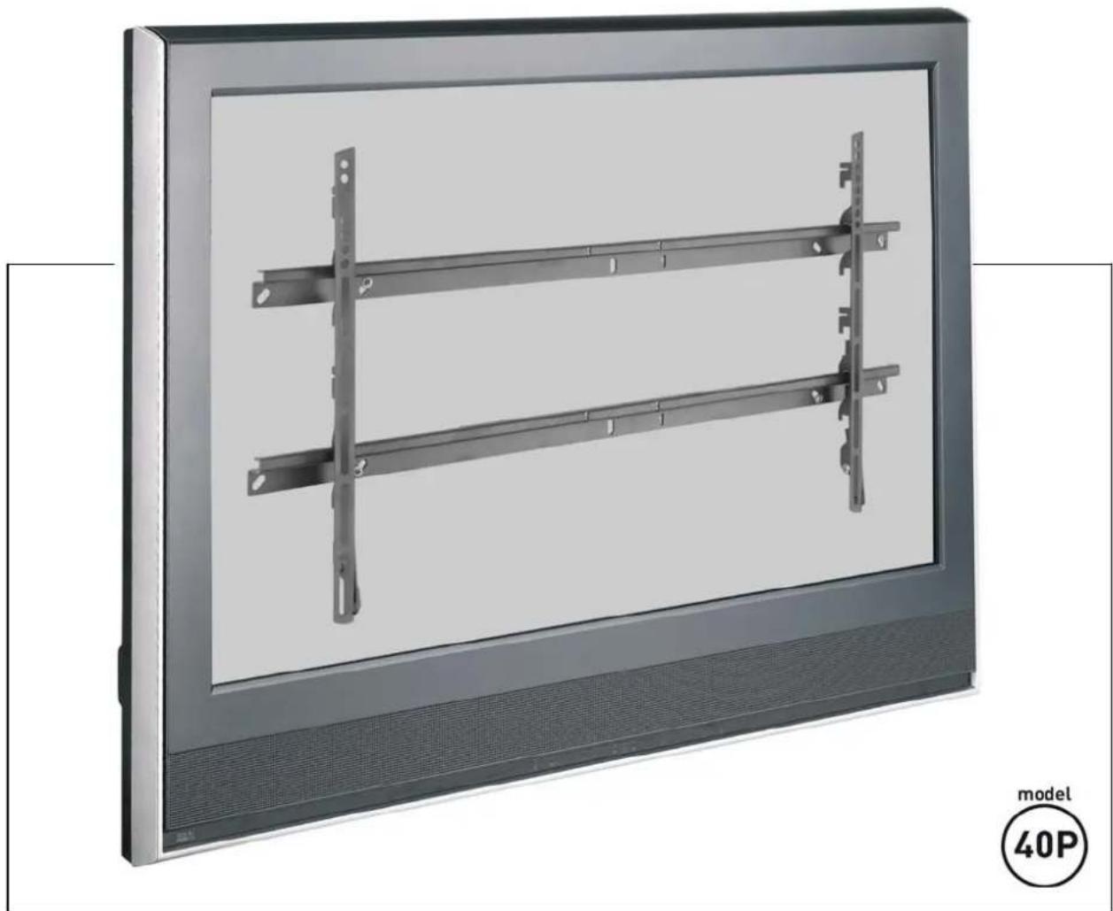 Barkan 40P - Fixed PRO LCD/PLASMA WALL mount - 1
