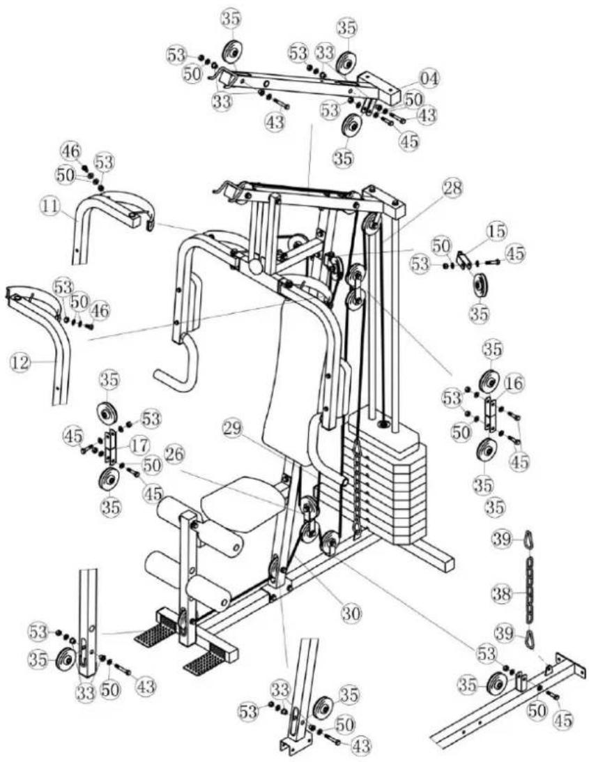 Titan Fitness Homegym - STEP 3 : - 2