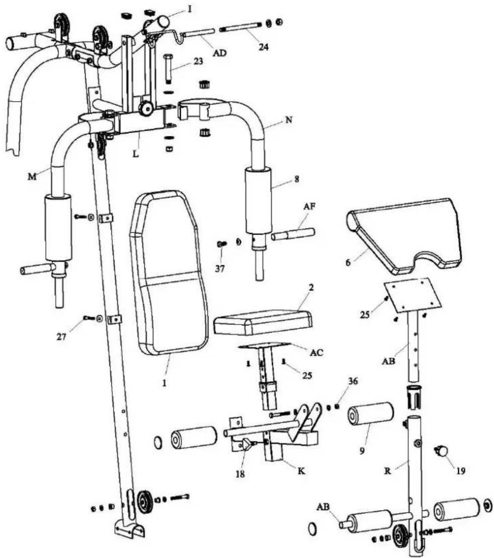 Titan Fitness HG 2064 - STEP 03 - 1