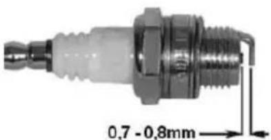 0,7 - 0,8mm