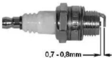 0,7 - 0,8mm