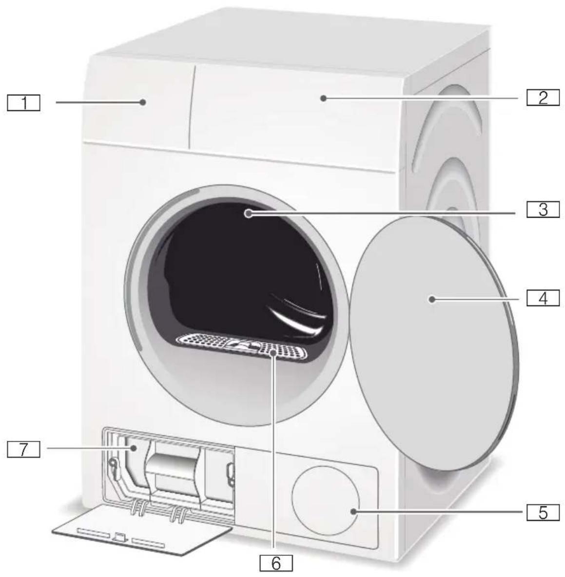 BOSCH WTH830L7SN - Tørketrommel - 1