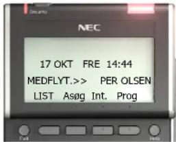 NEC SV 8100 - Byt lokalnummer (Swap) - 2