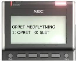 NEC SV 8100 - Byt lokalnummer (Swap) - 1