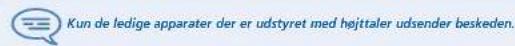 ALCATEL OmniPCX Office 4019 - Udsend en meddelelse på apparatgruppens højttalere - 2