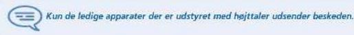 ALCATEL OmniPCX Office 4018 - Udsend en meddelelse på apparatgruppens højttalere - 2