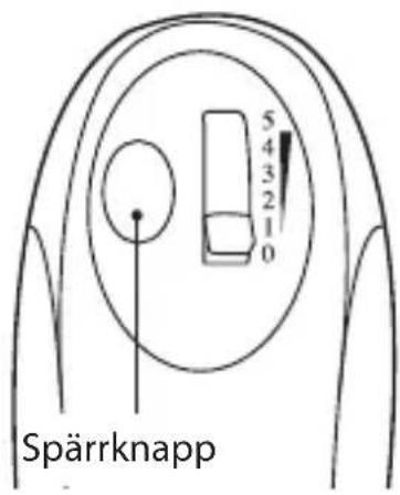 Spärrknapp