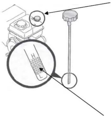 Technical diagram showing a mechanical component with a magnified inset highlighting a section of a cross-section.