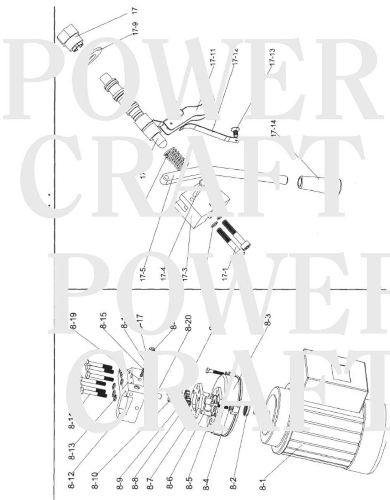 POWER CRAFT 8-1 8-12 8-13 8-14 8-10 8-9 8-8 8-7 8-6 8-5 8-4 8-3 8-2 8-1 8-19 8-15 8-17 8-17-5 8-17-4 8-17-3 8-17-1 8-1 17-9 17 17-11 17-12 17-13 17-14