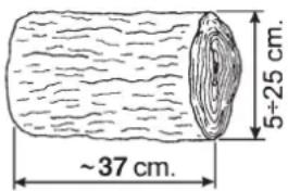 5÷25 cm. ~37 cm.