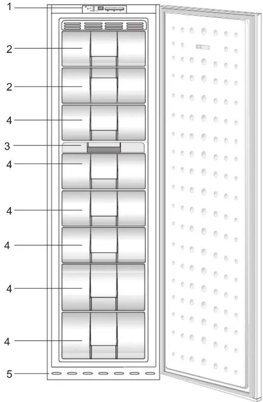 GRAM FSI 3225-92 N - Din frys - 1