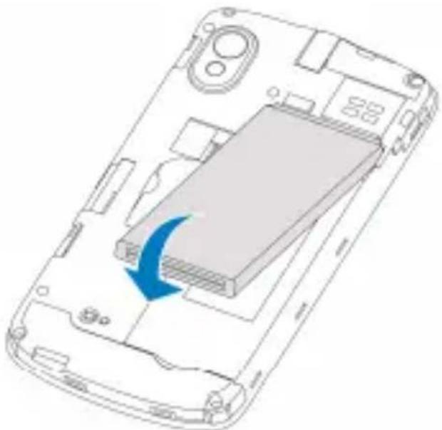 ZTE Tania - Инсталирање на батеријата - 1