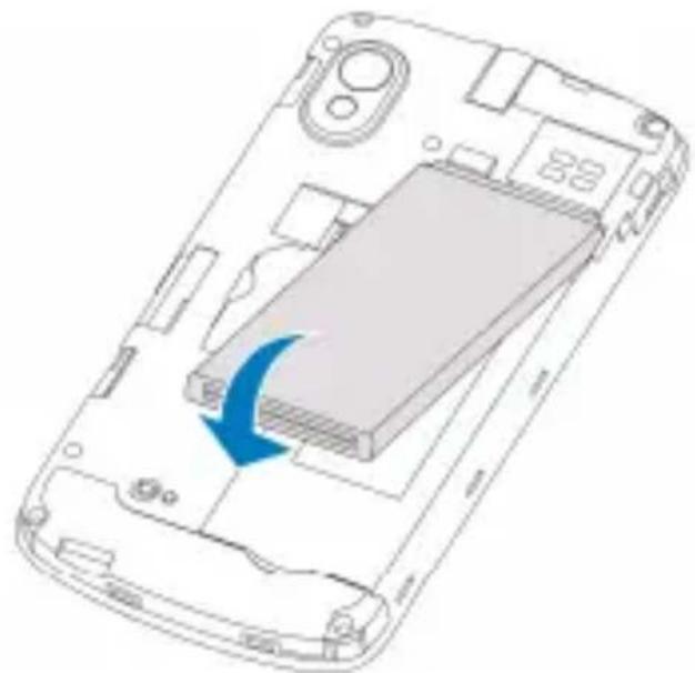 ZTE Tania - Setzen Sie den Akku ein - 1