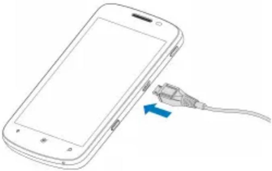 ZTE Tania - Charging the battery - 1