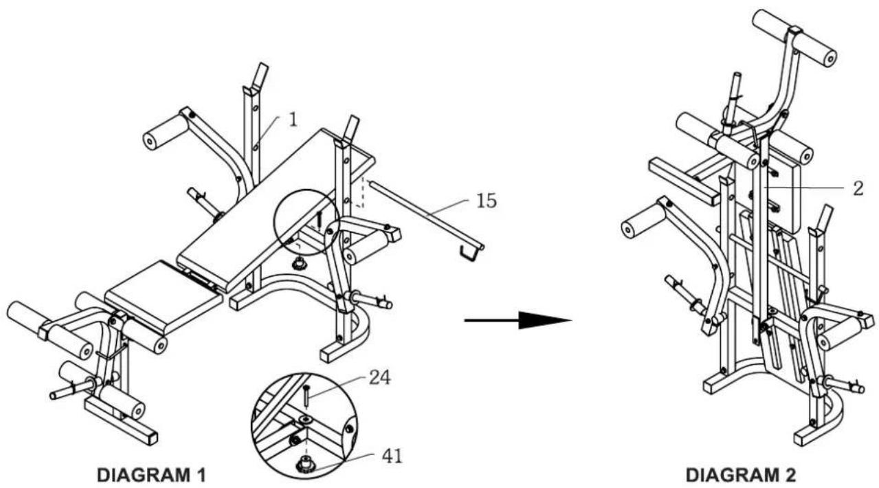 1 15 24 41 DIAGRAM 1 DIAGRAM 2