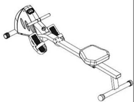 Titan Fitness XR950 - Produkttegning - 2