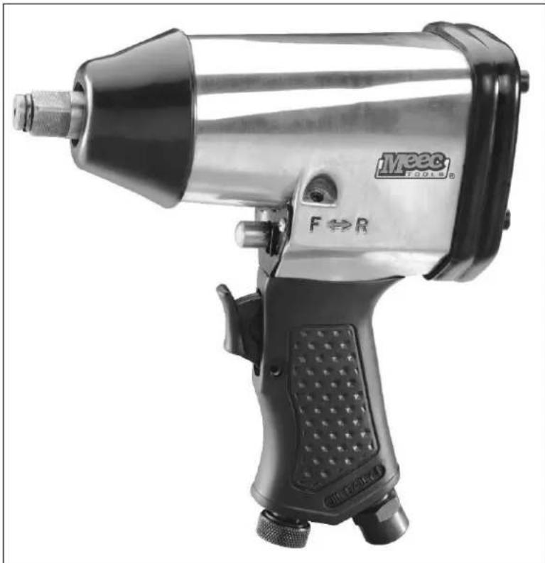 Meec Tools 073-008 - Operating Instructions for Pneumatic Impact Wrench - 1