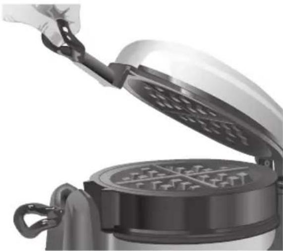 KITCHENAID Artisan 5KWB100 - Bruk av vaffeljernet - 1